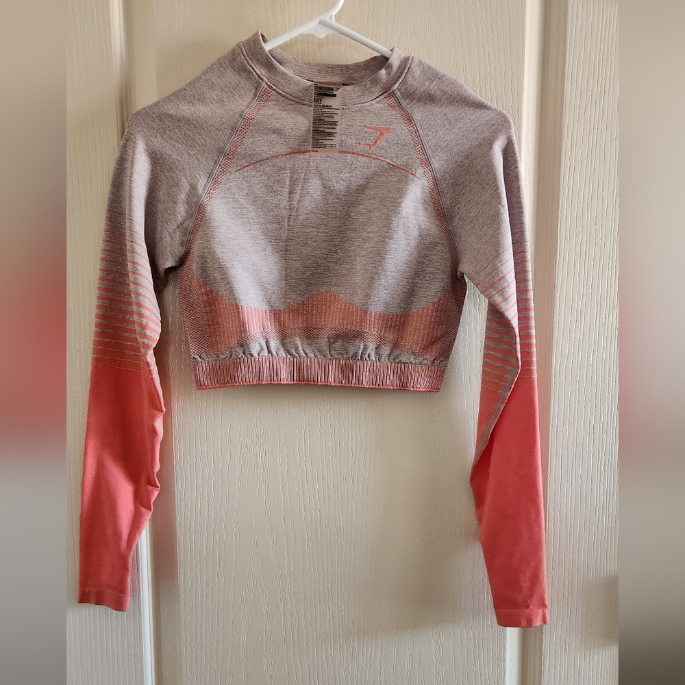 Gymshark limited edition crop top long sleeve